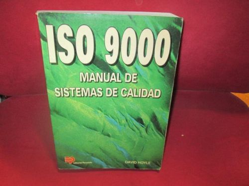 Portada del libro de ISO 9000 MANUAL DE SISTEMAS DE CALIDAD