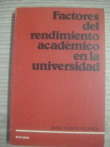 Portada del libro de FACTORES DEL RENDIMIENTO ACADÉMICO EN LA UNIVERSIDAD