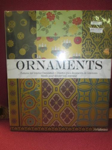 Portada del libro de ORNAMENTS. Diseños para decoración de interiores.