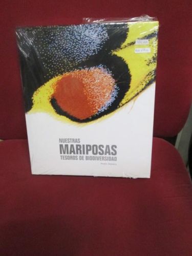 Portada del libro de NUESTRAS MARIPOSAS, Tesoros de biodiversidad