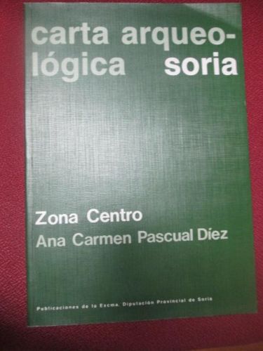 Portada del libro de CARTA ARQUEOLOGICA, SORIA.