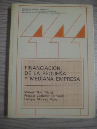 Portada del libro de FINANCIACIÓN DE LA PEQUEÑA Y MEDIANA EMPRESA