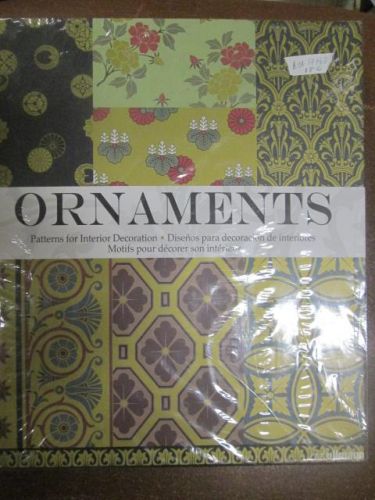 Portada del libro de ORNAMENTS. Diseños para decoración de interiores.