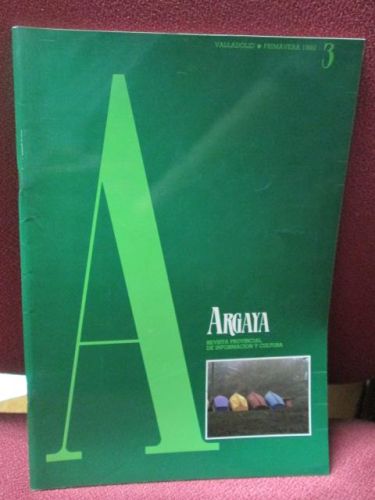 Portada del libro de ARGAYA REVISTA PROVINCIAL DE INFORMACIÓN Y CULTURA vol3