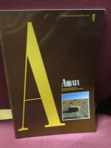 Portada del libro de ARGAYA REVISTA PROVINCIAL DE INFORMACIÓN Y CULTURA vol4