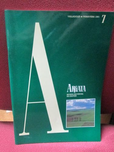 Portada del libro de ARGAYA REVISTA PROVINCIAL DE INFORMACIÓN Y CULTURA vol7