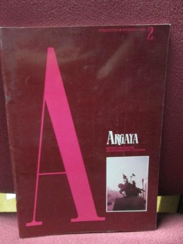 Portada del libro de ARGAYA REVISTA PROVINCIAL DE INFORMACIÓN Y CULTURA vol2