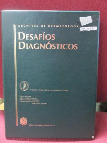 Portada del libro de DESAFÍOS DIAGNÓSTICO. Archive of dermatology. 4Vol.