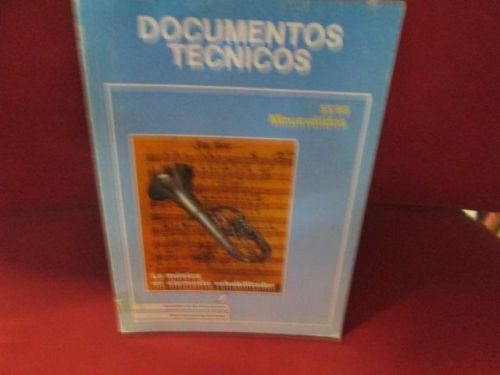 Portada del libro de DOCUMENTOS TECNICOS, la música un elemento rehabilitador