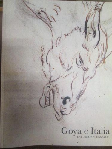 Portada del libro de GOYA E ITALIA