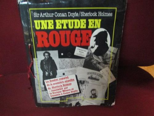 Portada del libro de UNE ETUDE EN ROUGE