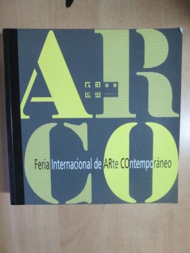 Portada del libro de ARCO 99. Feria Internacional de arte contemporáneo.