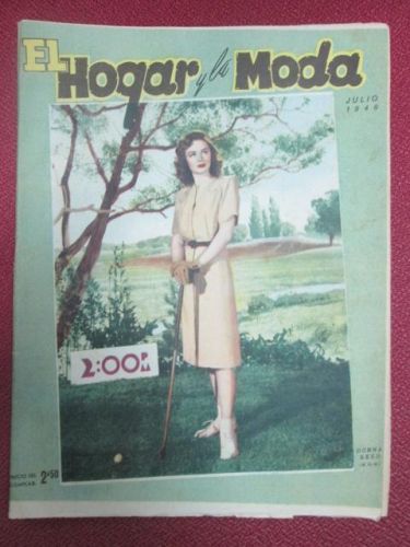 Portada del libro de EL HOGAR Y LA MODA. Vol. Julio 1946.