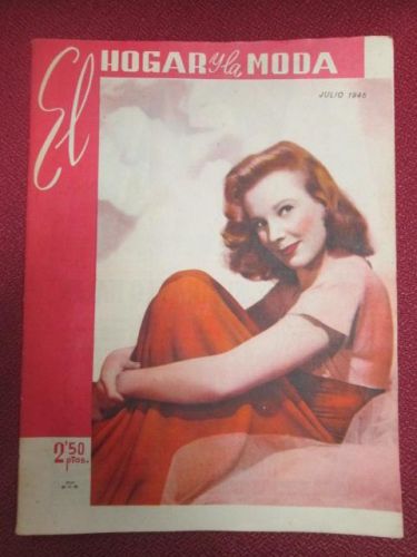 Portada del libro de EL HOGAR Y LA MODA. Vol. Julio 1945.