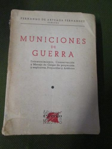 Portada del libro de MUNICIONES DE GUERRA