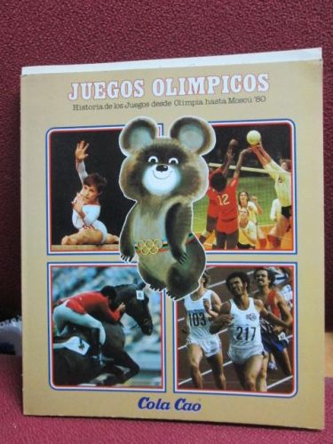 Portada del libro de JUEGOS OLIMPICOS. Historia de los juegos desde Olimpia, hasta Moscú '80
