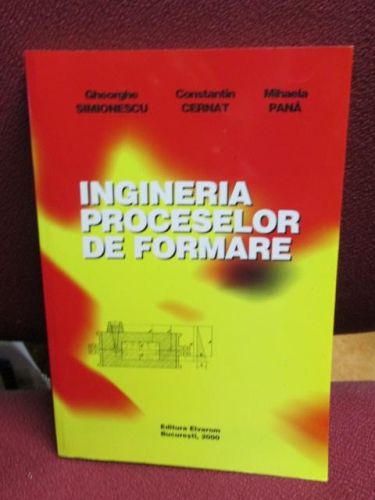 Portada del libro de INGINERIA PROCESELOR DE FORMARE