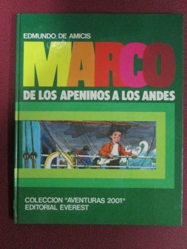 Portada del libro de MARCO, DE LOS APENINOS A LOS ANDES