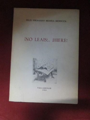 Portada del libro de NO LEAÍS, HIERE