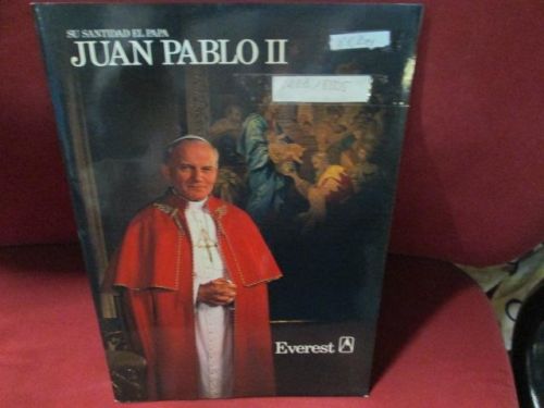 Portada del libro de SU SANTIDAD EL PAPA JUAN PABLO II