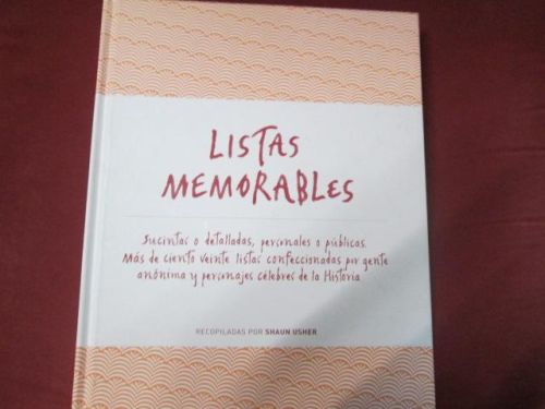 Portada del libro de LISTAS MEMORABLES