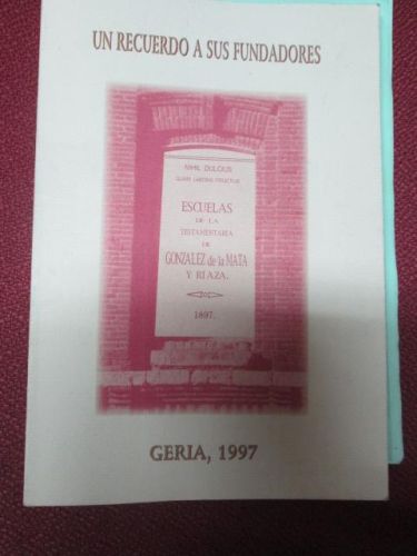 Portada del libro de GERIA 1997, UN RECUERDO A SUS FUNDADORES