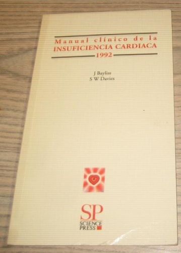 Portada del libro de MANUAL CLÍNICO DE LA INSUFICIENCIA CARDIACA 1992