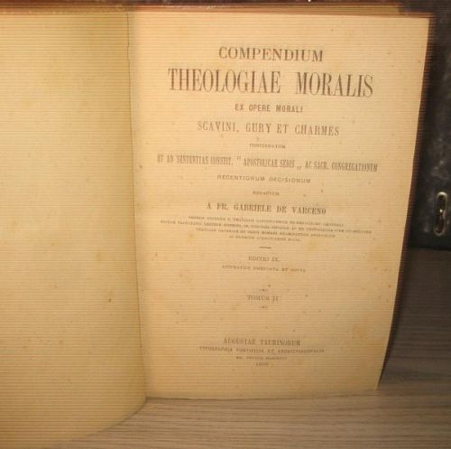 Portada del libro de COMPENDIUM THEOLOGIAE MORALIS (TOMUS 2)