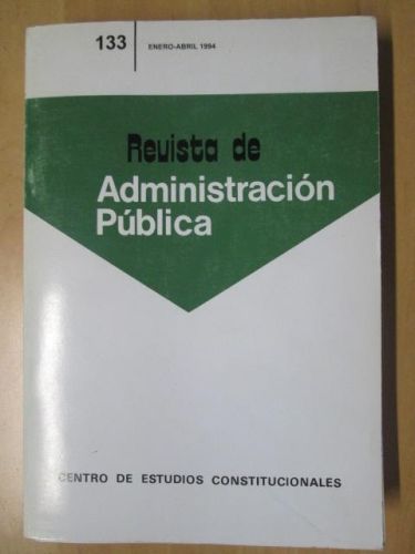 Portada del libro de REVISTA DE ADMINISTRACIÓN PÚBLICA