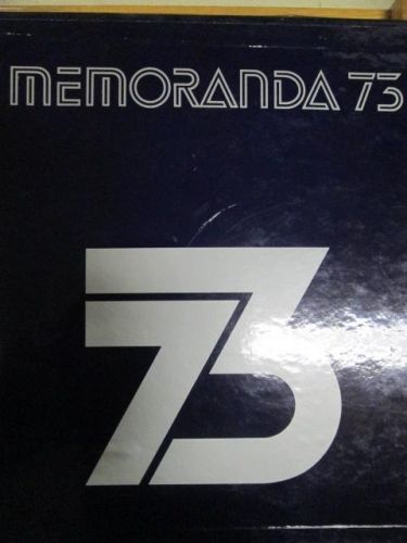 Portada del libro de MEMORANDA 75