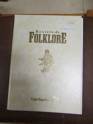 Portada del libro de REVISTA DE FOLKLORE