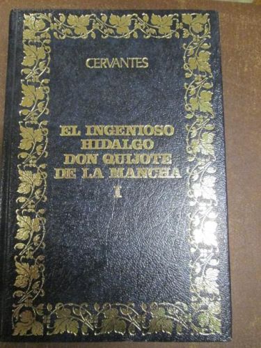 Portada del libro de EL INGENIOSO HIDALGO DON QUIJOTE DE LA MANCHA TOMOS I, II