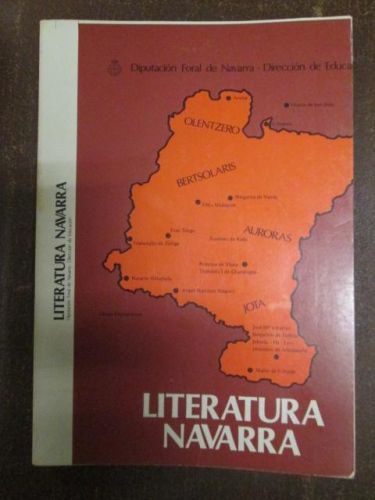Portada del libro de LITERATURA NAVARRA