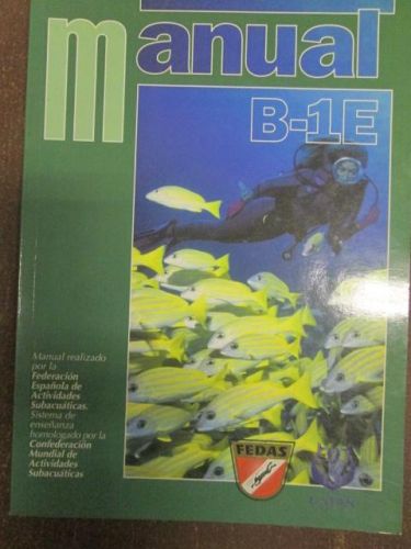 Portada del libro de MANUAL BUCEADOR 1 ESTRELLA