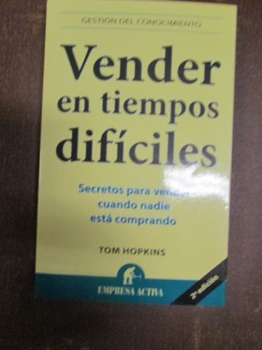 Portada del libro de VENDER EN TIEMPOS DIFÍCILES