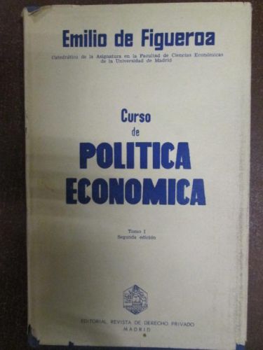 Portada del libro de CURSO DE POLÍTICA ECONÓMICA