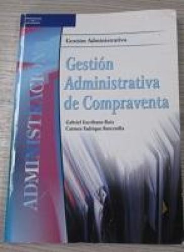 Portada del libro de GESTIÓN ADMINISTRATIVA DE COMPRAVENTA