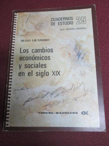 Portada del libro de LOS CAMBIOS ECONÓMICOS Y SOCIALES EN EL SIGLO XIX