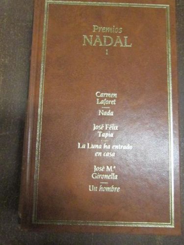 Portada del libro de NADA, LA LUNA HA ENTRADO EN CASA, UN HOMBRE