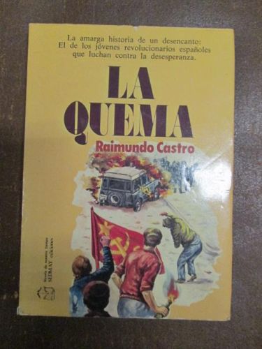 Portada del libro de LA QUEMA