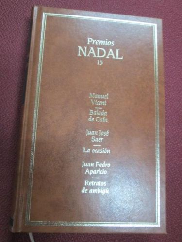 Portada del libro de BALADA DE CAÍN, LA OCASIÓN, RETRATOS DE AMBIGÚ