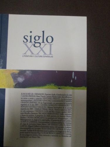 Portada del libro de SIGLO XXI LITERATURA Y CULTURA ESPAÑOLAS