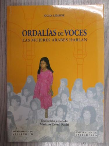 Portada del libro de ORDALÍAS DE VOCES. Las mujeres árabes hablan.