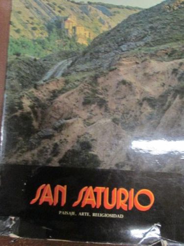 Portada del libro de SAN SATURIO, paisaje, arte, religiosidad