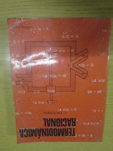 Portada del libro de TERMODINÁMICA RACIONAL