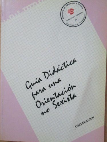 Portada del libro de GUÍA DIDÁCTICA PARA UA ORIENTACIÓN NO SEXISTA