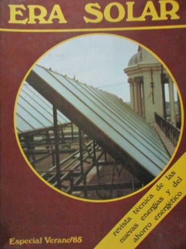 Portada del libro de ERA SOLAR ESPECIAL VERANO 85 (Revista técnica de las nuevas energías)