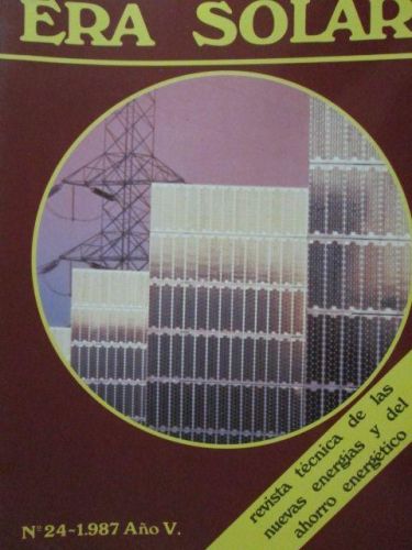 Portada del libro de ERA SOLAR Nº 24 (Revista técnica de las nuevas energías)