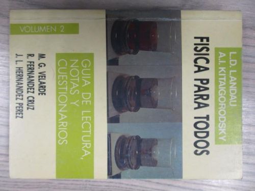 Portada del libro de FÍSICA PARA TODOS. VOL 2. GUÍA DE LECTURA, NOTAS Y CUESTIONARIOS