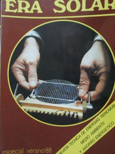Portada del libro de ERA SOLAR ESPECIAL VERANO 88 (Revista técnica de las nuevas energías)
